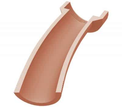 Channel Bend (Right hand 22.5° or 1/16)