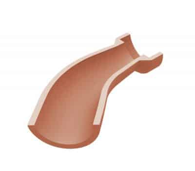 Channel Taper Bend (Enlarger) Right Hand