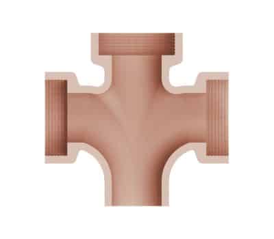 Channel Junction – Double (Curved Square)