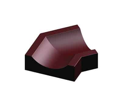 Dished Channel 45° Corner Piece