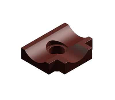 Dished Channel T Junction with Drop Outlet