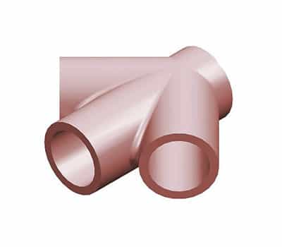 Land Drain Double Junction 45° Oblique