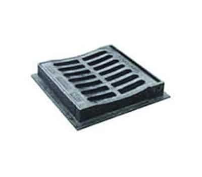 Hinged Dished Top Grate and Frame