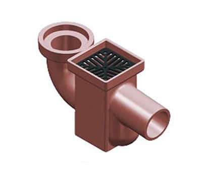 Square Inspection Gully Vertical Socketed Back Inlet