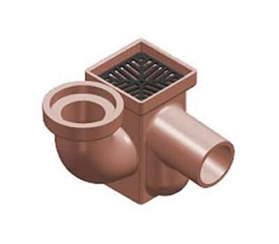 Square Inspection Gully Vertical Socketed Left Hand Inlet