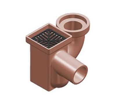 Square Inspection Gully Vertical Socketed Right Hand Inlet