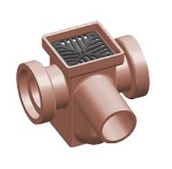 Square Inspection Gully Horizontal Socketed Inlets Opposite