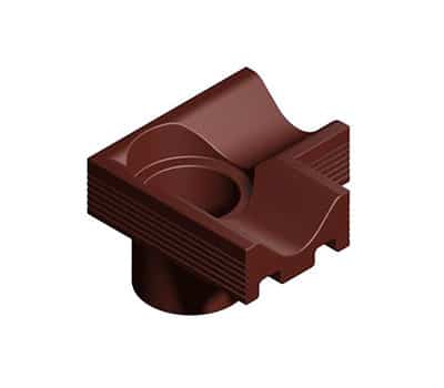 Path Edging Channel Corner 90° with Drop Outlet Deep