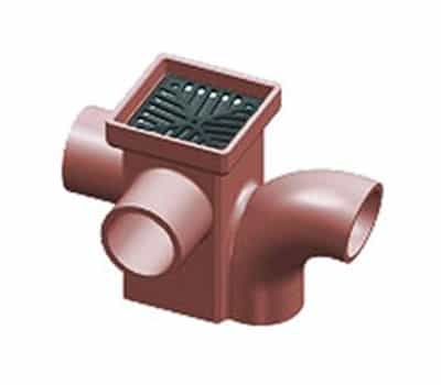 Square Gully Horizontal Plain Left Hand and Back Inlets