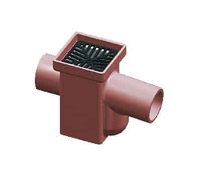 Square Inspection Gully Horizontal Plain Back Inlet