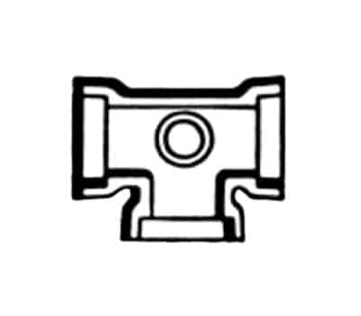 Channel Oddment 3 Way Piece with Outlet